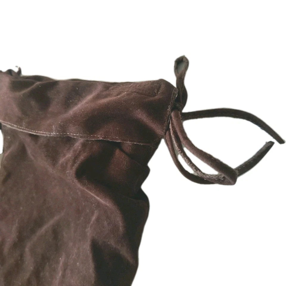 Botas hasta la rodilla Fahrenheit marrón oscuro para mujer talla 9 tacón de plataforma  Foto 4 de 4