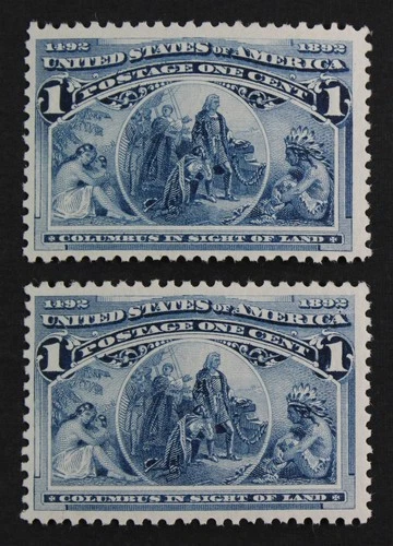 CKStamps: US Stamps Collection Scott#230 1c Columbian Mint NH OG