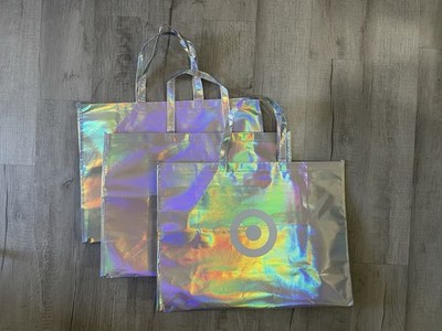 THREE (3) Target Exclusive Empty Tote Bag Black Friday Rare Reflective Bullseye