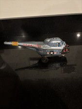 Vintage Friction Tin Toy US Air Force Helicopter TN Nomura Japan Parts/Repair