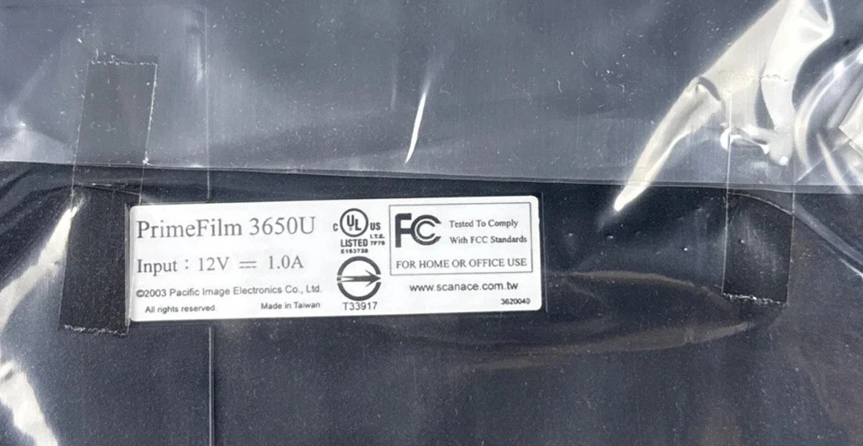 Pacific Image PrimeFilm Scanner Model PF3650u NEW IN BOX SEE DESCRIPTION - Image 4 of 4