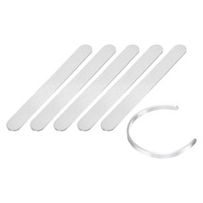 5 Pcs Aluminum Bracelet Blanks 25/32  x 6" Engraving Stamping Bangle Blanks