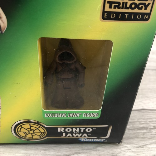 Vintage 1997 Kenner Star Wars Power Of The Force Ronto & Jawa Neu in OVP - Bild 2 von 7