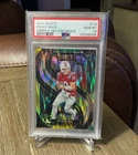 2024 Panini Select - Premier Level Drake Maye #113 Green & Yellow Shock Prizm...