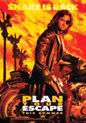 Escape From LA (v1) Poster Druck Film Bild Film Wandbild A1 - A4.