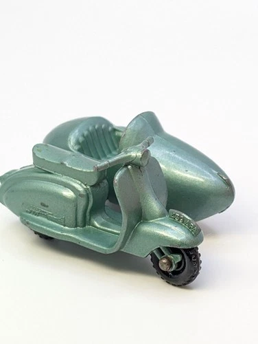 Matchbox Lesney 36b Lambretta Scooter and Sidecar original vintage toy car