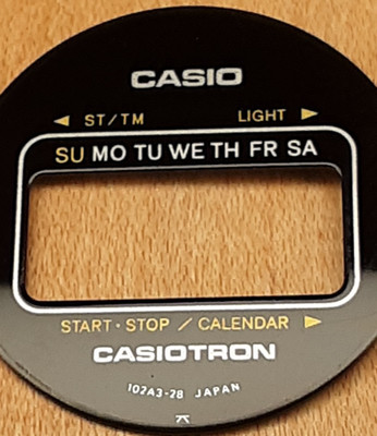 casio 31qr-11 dial 102A3-28 casiotron