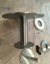 VA Edelstahl Drehgestell für Verkaufsständer Musterständer Display Drehregal