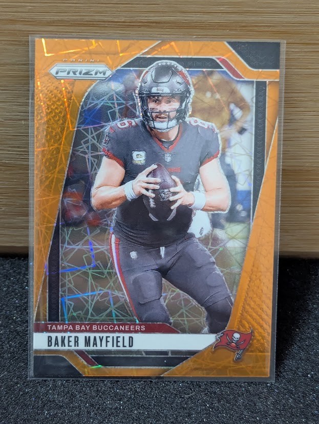 2024 Panini Prizm - Baker Mayfield #268 Orange Lazer Prizm