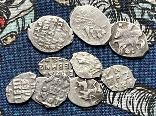 Lote de 10 monedas rusas Kopek Iván Terribles Pedro el Grande 01