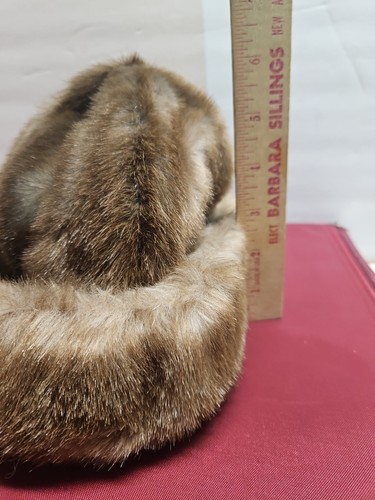 Cappello visone biondo taglia med vintage anni 60 usato (JA) - Foto 9 di 9