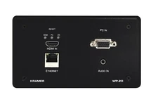 Kramer WP-20/US(B) 4K HDBaseT Wall Plate Switcher Auto Switching
