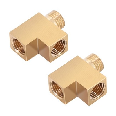 2x Winkeladapter M10x1 T-Verteiler Öldrucksensor T-Stück Öldruckmesser Adapter