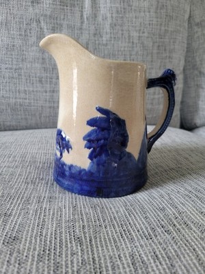 Antique Sleepy Eye Pitcher 5 1/2 In. Tall Exceptional Condition