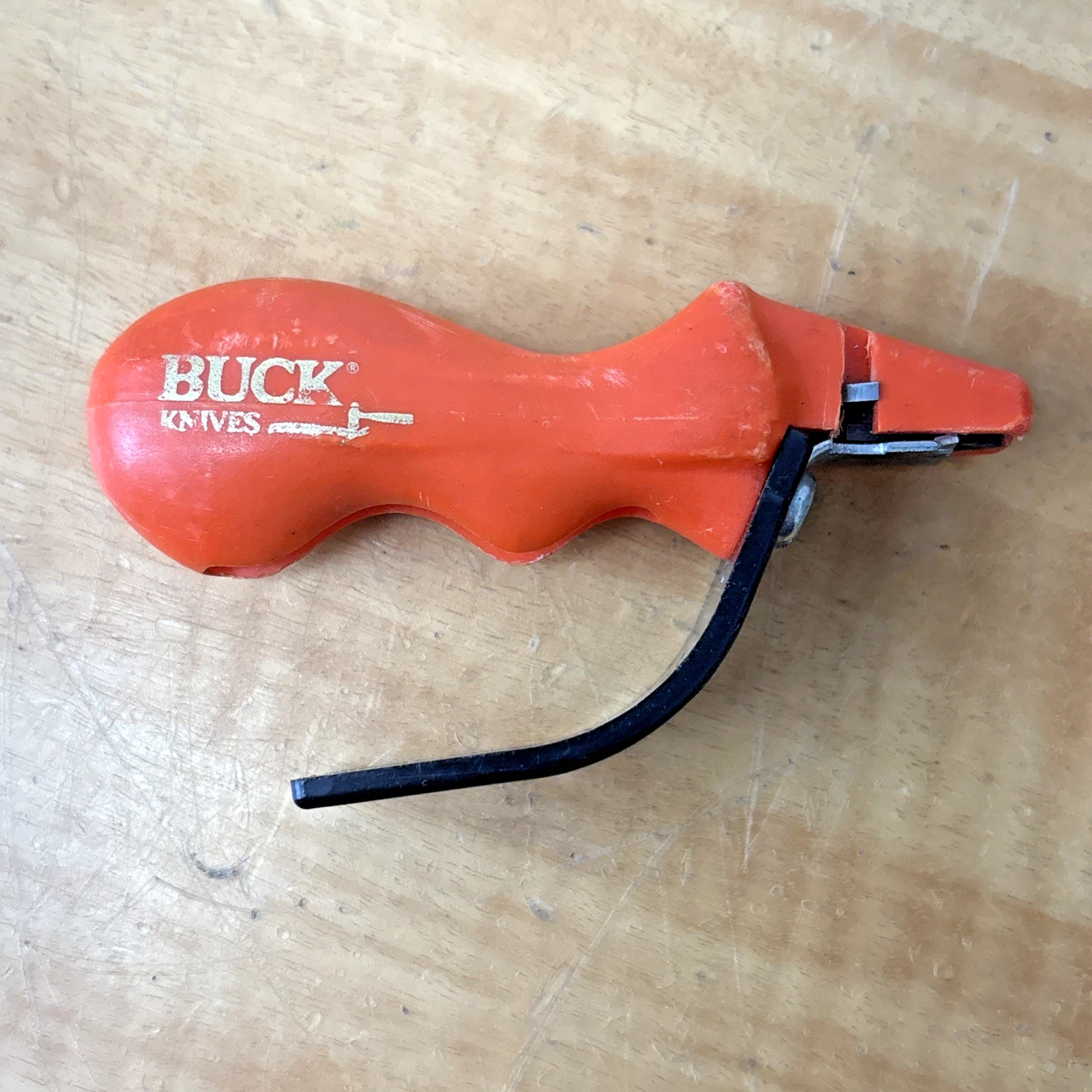 Vintage BUCK Knives Hand Held Carbide Knife Sharpener