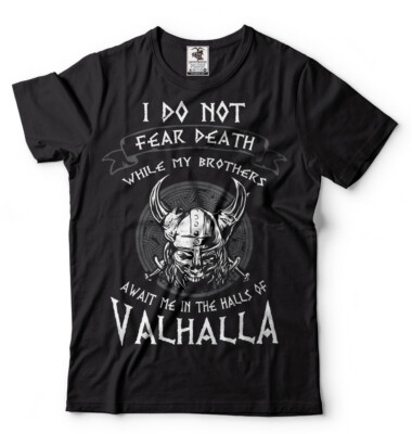 Halls of Valhalla Viking T-shirt The Vikings Shirt Odin Ragnar Thor T-shirt