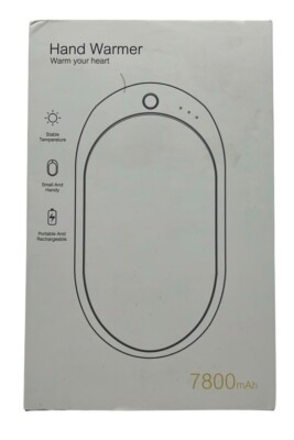 Beskar ZLS-A8 White Pink 7800mAh Portable Rechargeable Hand Warmer