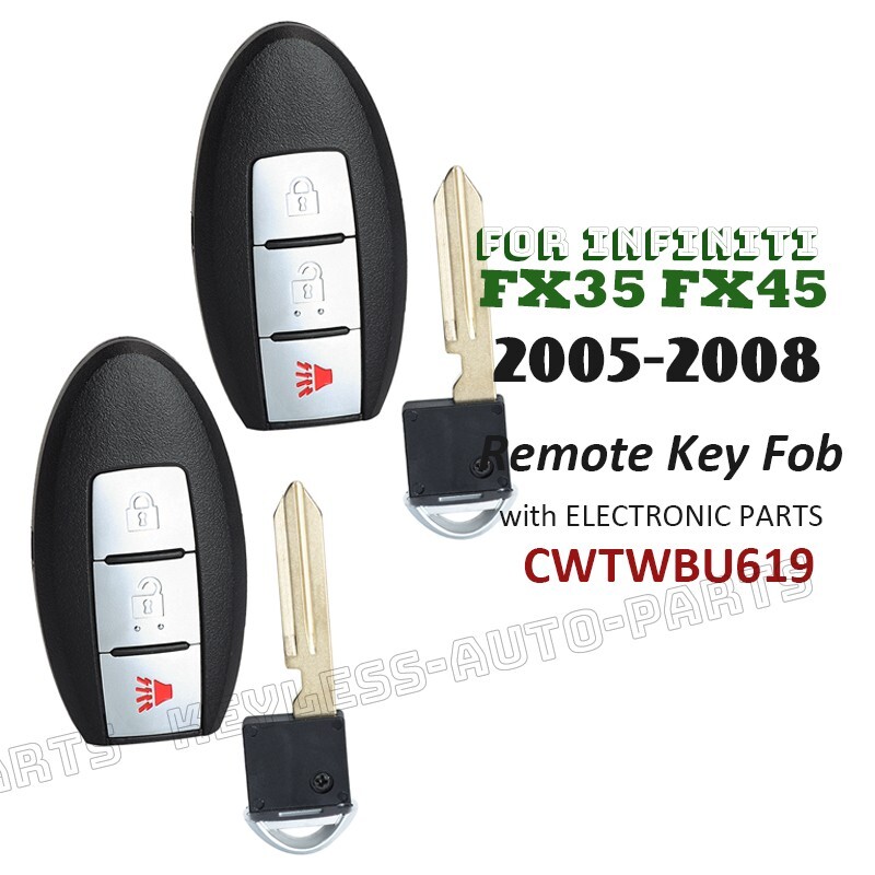 2x CWTWBU619 for Infiniti FX35 FX45 2005 2006 2007 2008 Smart