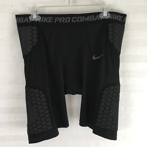 Nike Pro Combat Compression Mens Shorts Size XXL Padded Black Football 91204037473 | eBay