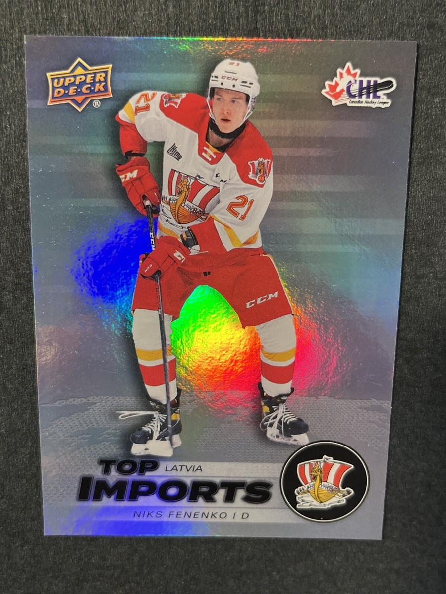 21-22 UD CHL Hockey RC Top Imports T6 Niks Fenenko | eBay