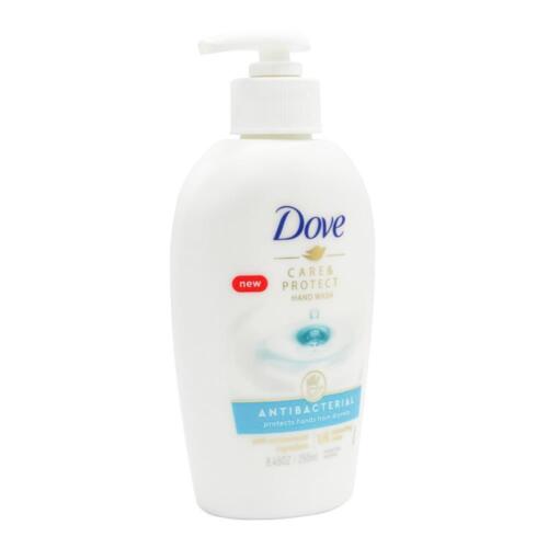 12x Dove 250ml Care & Protect Home/Office Antibacterial Liquid Hand Wash Soap - Picture 4 of 4