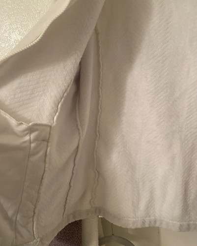 Free2B Soft Chevron White Zip up Soft Fleece Women’s Jacket Size Small - Bild 6 von 8