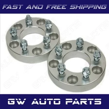 2 PC 2" WHEEL SPACER ADAPTERS 5X5.5 TO 5X5 CB 108 Studs 1/2"-20 FIT RAM 1500