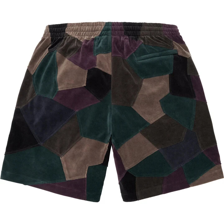パンツ Supreme Patchwork Velour Short Dark Navy Supreme Patchwork Velour Short Dark Navy | eBay