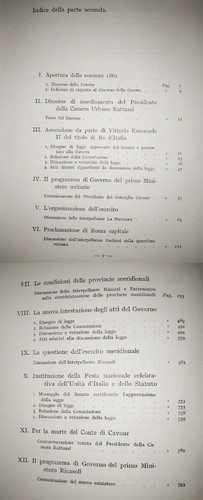 IL PRIMO PARLAMENTO DELL'ITALIA UNITA 1859-1861 documenti e atti annessione 1961 - Picture 6 of 15