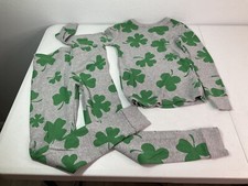Grey  Green Shamrock Kids PJ  s. Size 6. Excellent Condition.