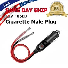 Car 12v Cigarette lighter Charger Cable Female Socket Plug Connector