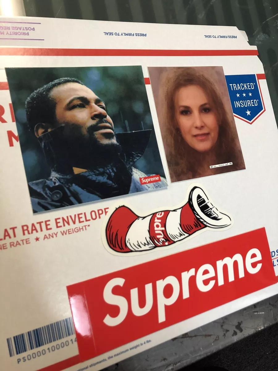 Supreme cat in the hat sticker 2025