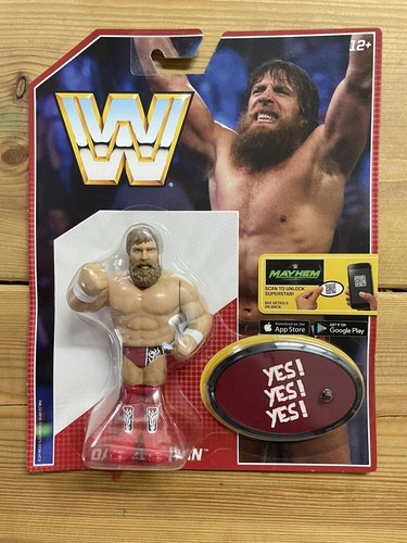 WWE DANIEL BRYAN RETRO APP ACTION MATTEL SERIES 6 ...