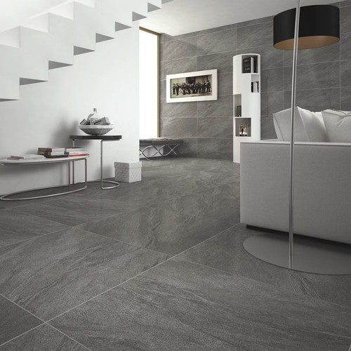 Vinyl Self Adhesive Tiles Slate Grey Marble Wood Kitchen Bathroom Floor Tiles - Picture 27 of 44