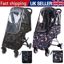 Universal Buggy Rain Cover Waterproof Pram Pushchair Stroller Protector UK