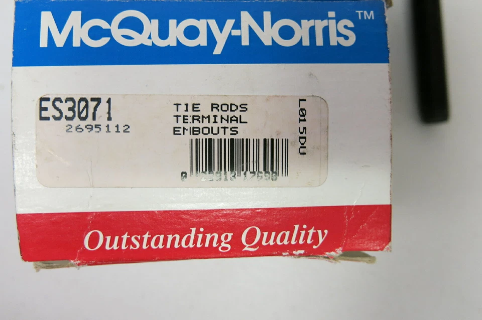 Новый из старых запасов конец рулевого троса McQuay-Norris ES3071 подходит для Ford Mazda Mercury 1990-1995 - Изображение 2 из 2