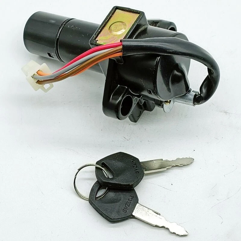 Llave de bloqueo interruptor de encendido para Suzuki GS450 S/SU/E/EU 1985-1989/GS750L 1977-1979 Foto 2 de 4