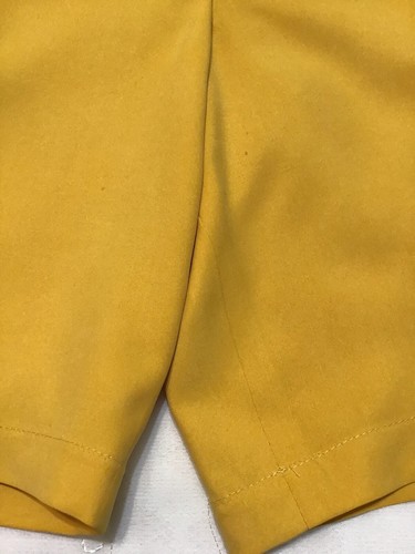 Real Clothes/Saks Fifth Avenue petites giallo 100% seta corto, tg. PS, Cina - Foto 9 di 22