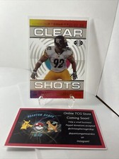2021 ILLUSIONS CLEAR SHOTS ACETATE James Harrison Pittsburgh Steelers #CS-15