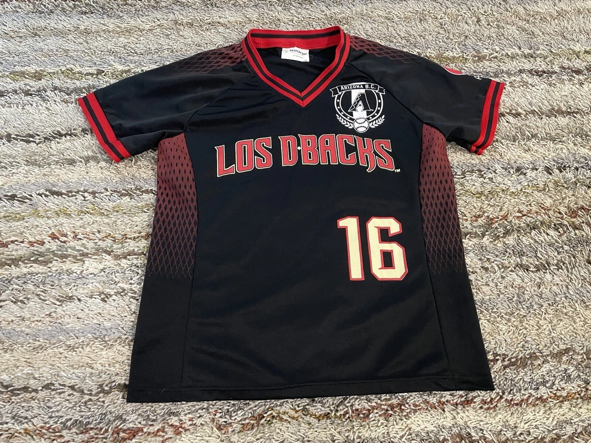 Arizona Diamondbacks #16 LOS DBACKS MLB SGA Black Jersey Youth Boys Large  Pepsi