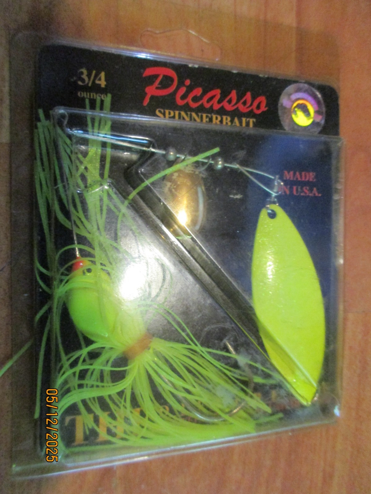 Lot of 3 Picasso Spinnerbait Lures- Vintage Old Stock New in Pack - Image 4