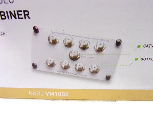 On-Q Legrand 1 x 8 Enhanced Video Splitter / Combiner VM1002 ~ NEW IN BOX ~ - Picture 4 of 5