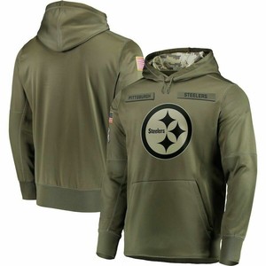 steelers olive hoodie