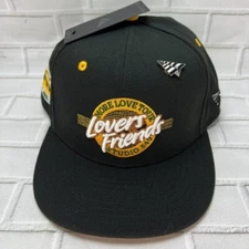 Paper Planes Lovers Friends Roc Nation Jay Z Hat Snapback Cap Black with Pin