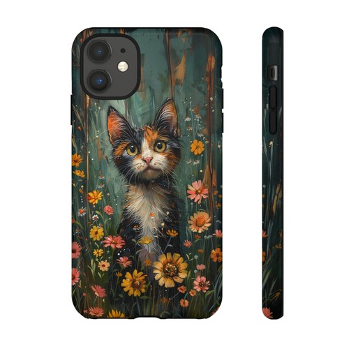Calico Cat Pastel Floral Phone Case for iPhone, Samsung Galaxy, Pixel - 第 87/191 張圖片