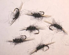 6 Barbless Shipmans Buzzer in various colours and sizes BARBLESS - trout dry fly