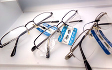 3 pack READING GLASSES Power 1.0 Classic styles Semi rim spring frames temples