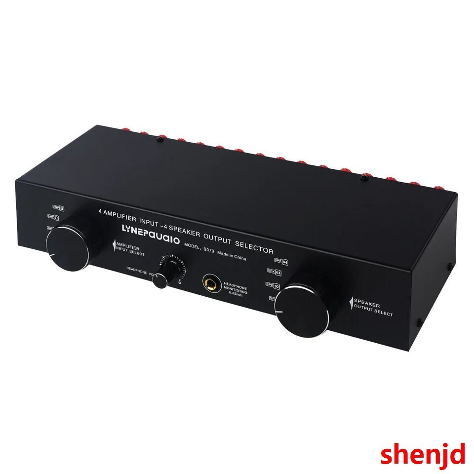 National　AUDIO POWER SELECTOR　WZ9700K 4 Input 4 output Power Amplifier Speaker Selector Switcher Speaker