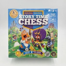 Story Time Chess 2-in-1 Board Game Kids Early Learning Strategy Game New Sealed