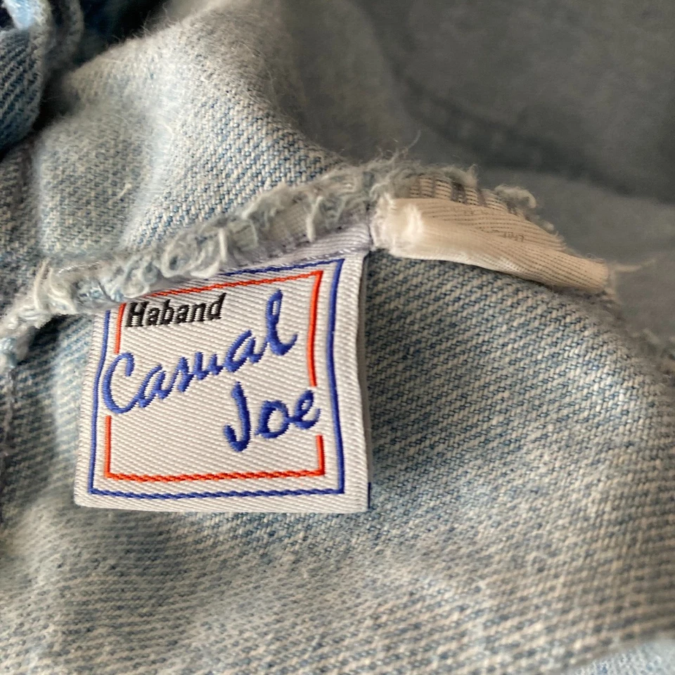 Haband Casual Joe Shorts Bermuda Mens 44 Light Wash - Image 3 of 4